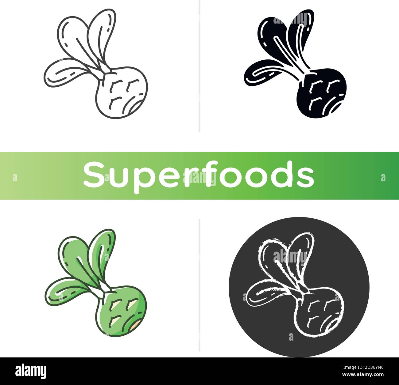 Kohlrabi icon Stock Vector