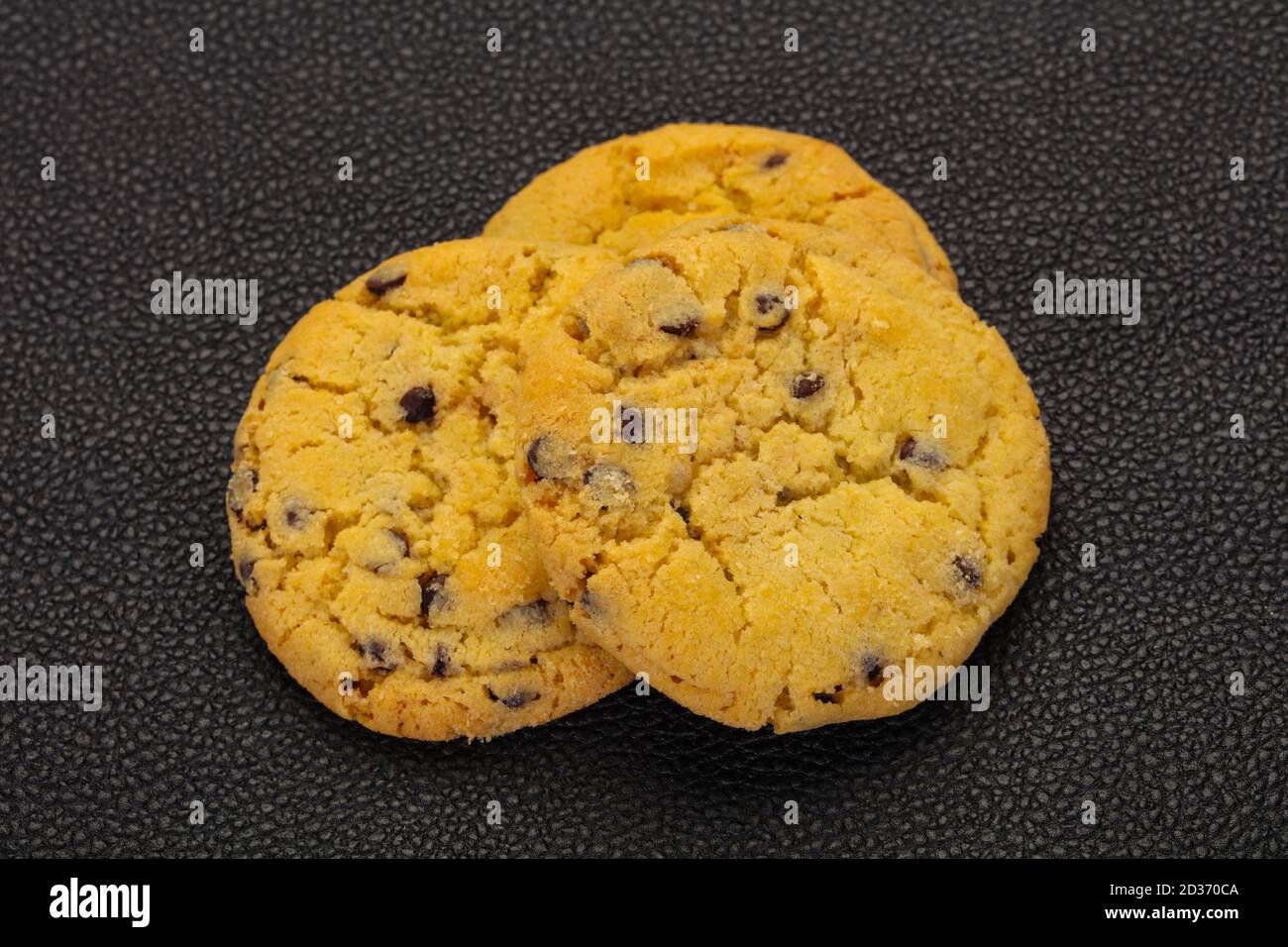 Tasty American cookies with chicolate Stock Photo Alamy