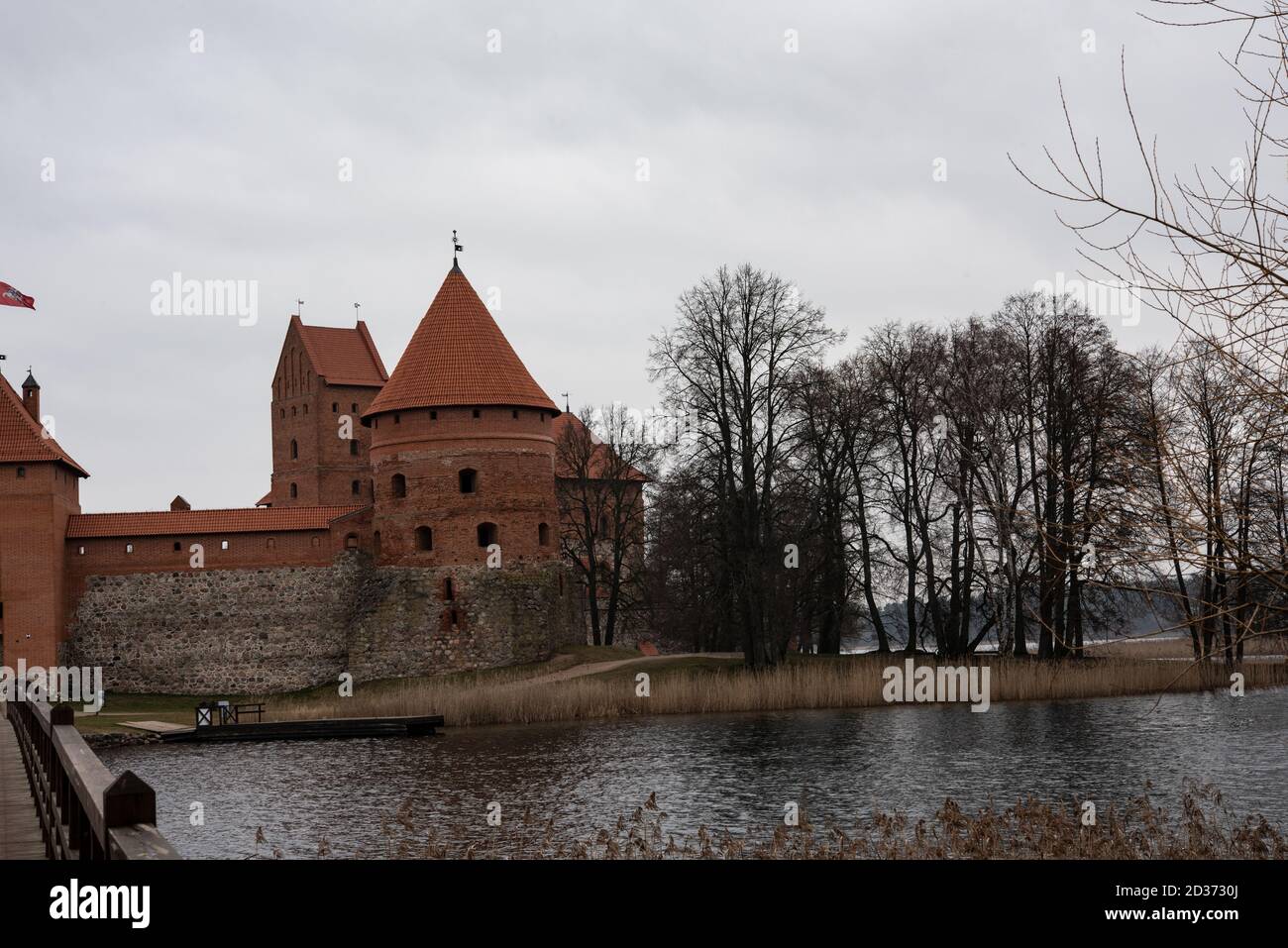 Trakai Island Castle, Trakai, Lithuania Stock Photo