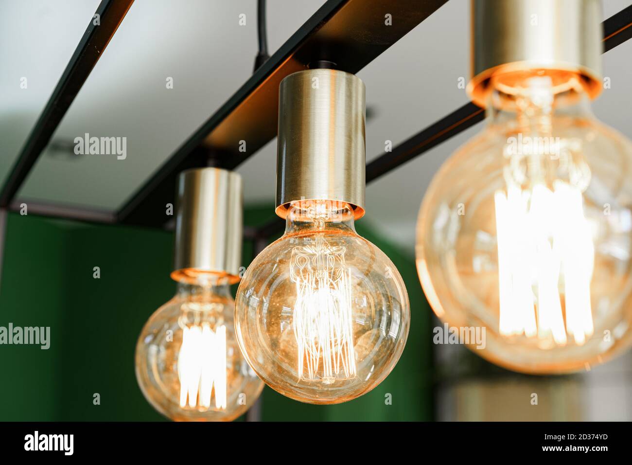 Light Bulb Shining Bright Warm High Resolution Stock Photography And Images Alamy