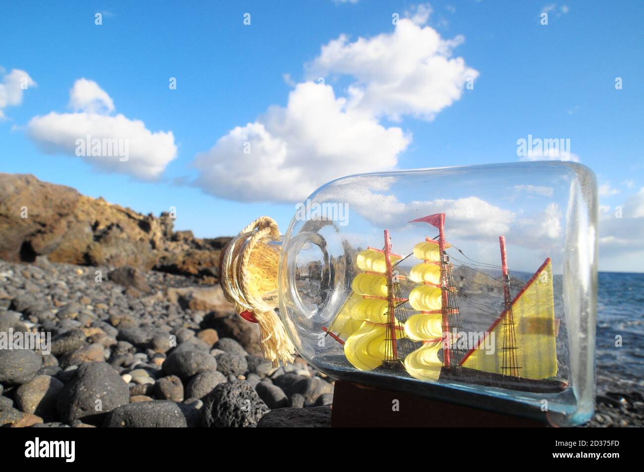 Spanish Sailing Boat Stock Photo Alamy
