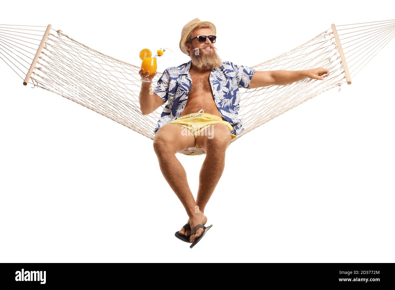 Man hammock drink hi-res stock photography and images - Alamy
