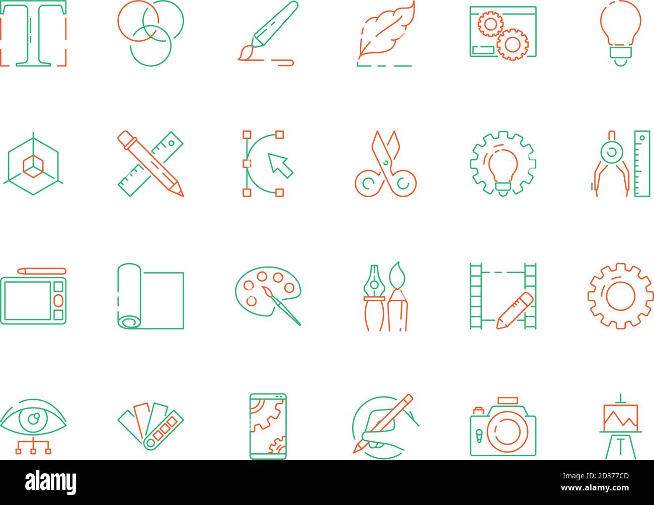 Design tools icon. Code web designs artist items internet programming ...