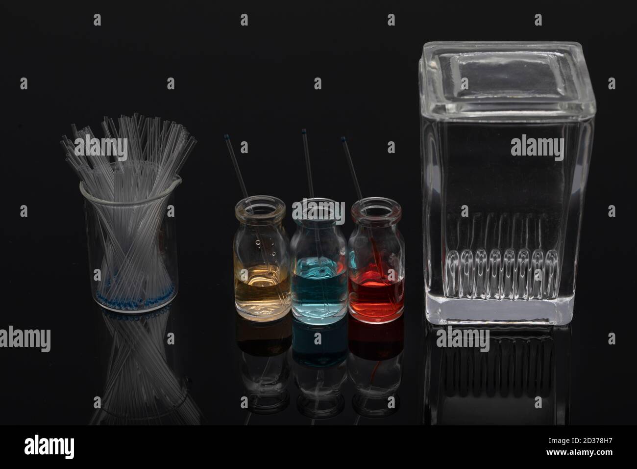 Thin layer chromatography equipments include jar, silica gel, capillary