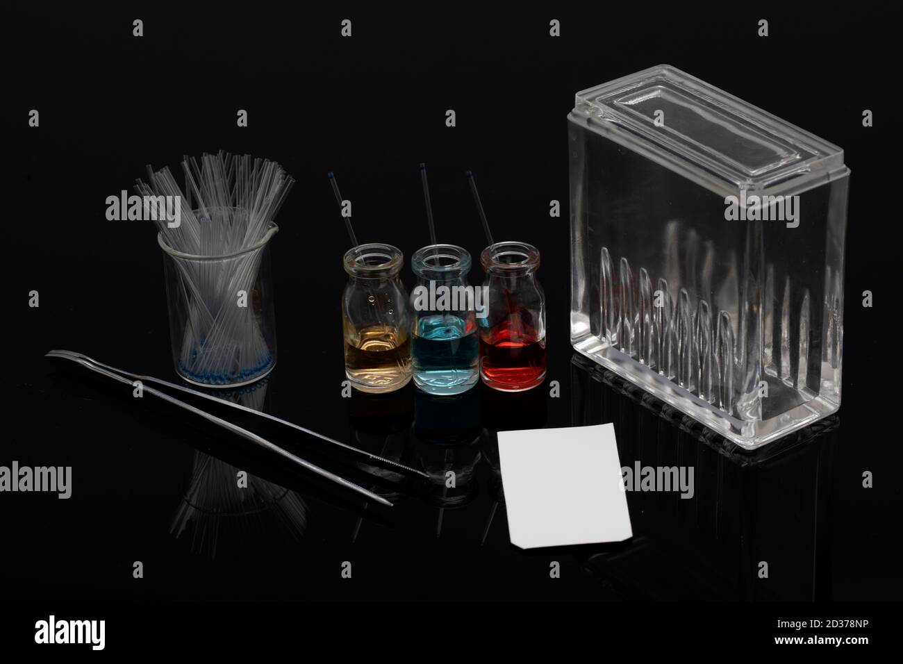Thin layer chromatography equipments include jar, silica gel, capillary