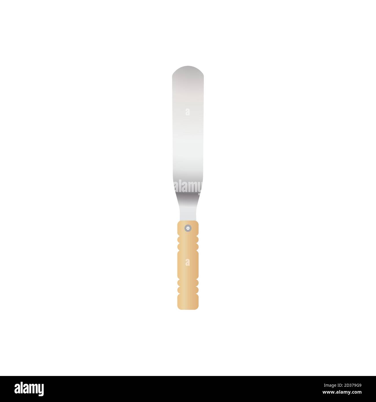 Frosting spatula vector illustration isoalted on white background. Suitable  for 3d Realistic Mockup. 8290346 Vector Art at Vecteezy