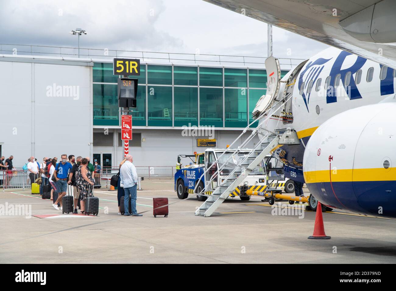 London Stansted Airport during the Covid Pandemic Stock Photo