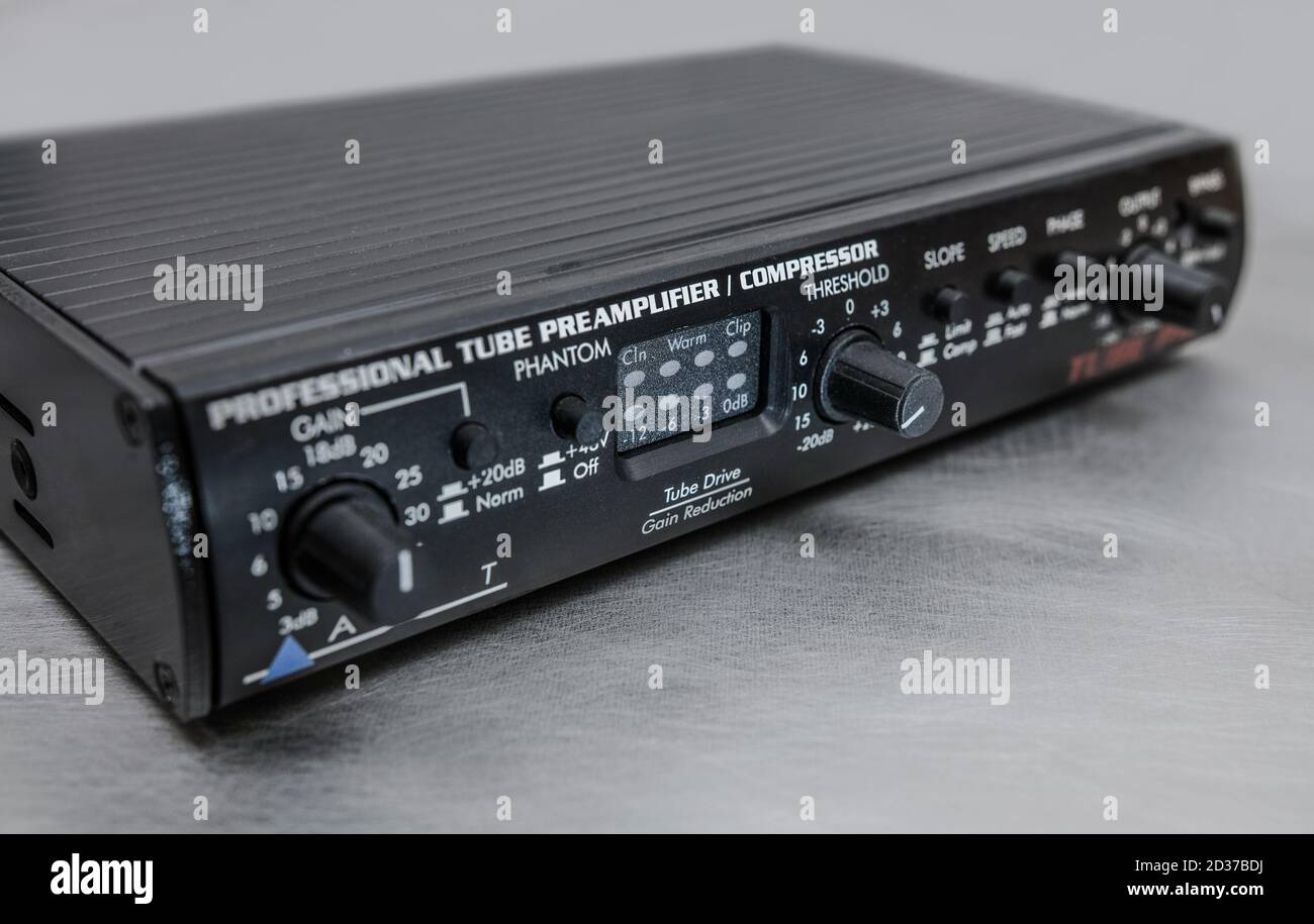ART Professional Tube Preamplifier and Compressor Stock Photo Alamy