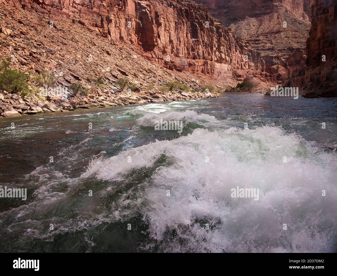 The Colorado River runs through the Grand Canyon Stock Photo - Alamy