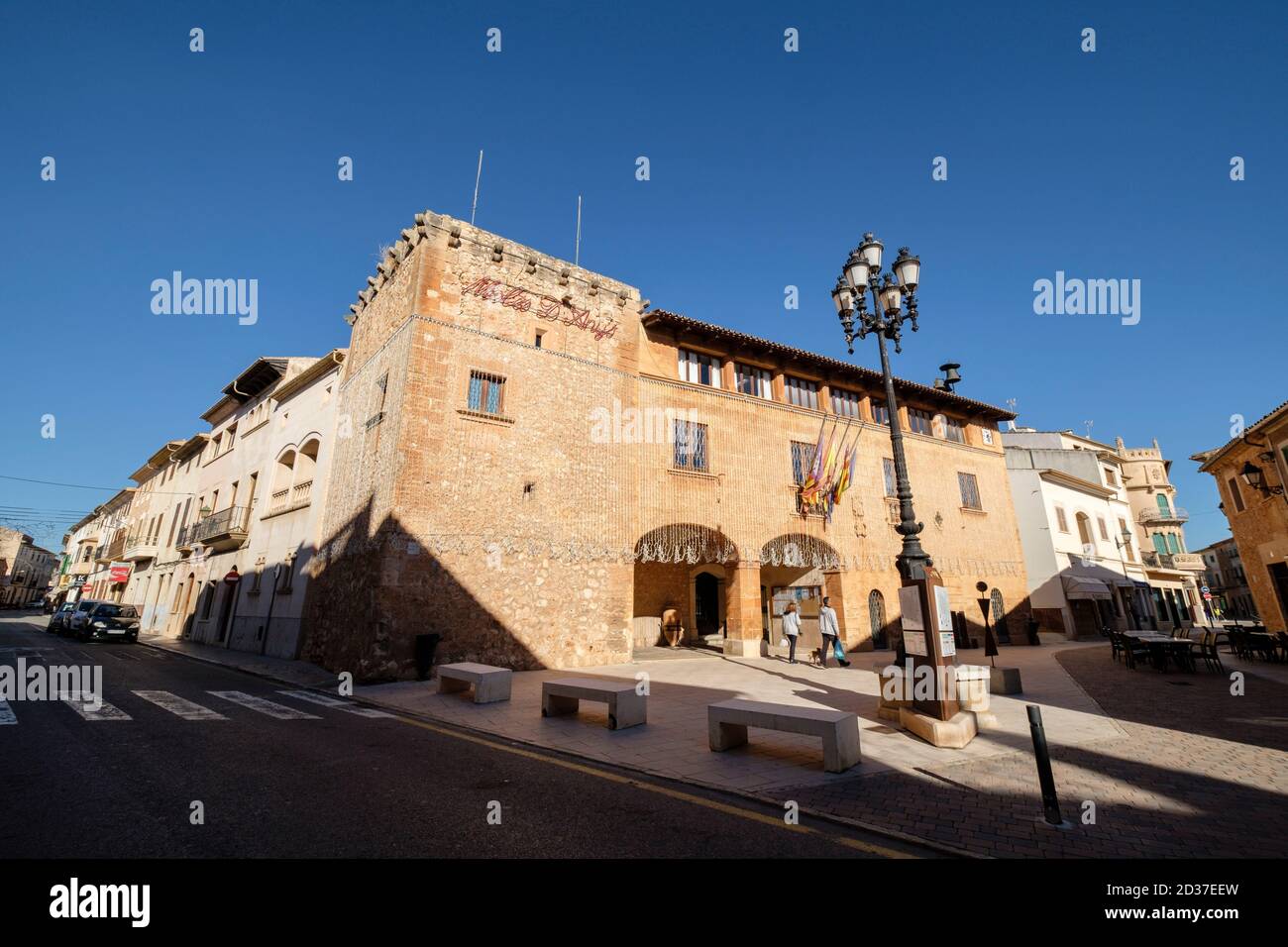 Casa de la Vila, siglo XV, Campos, Mallorca, balearic islands, Spain Stock Photo