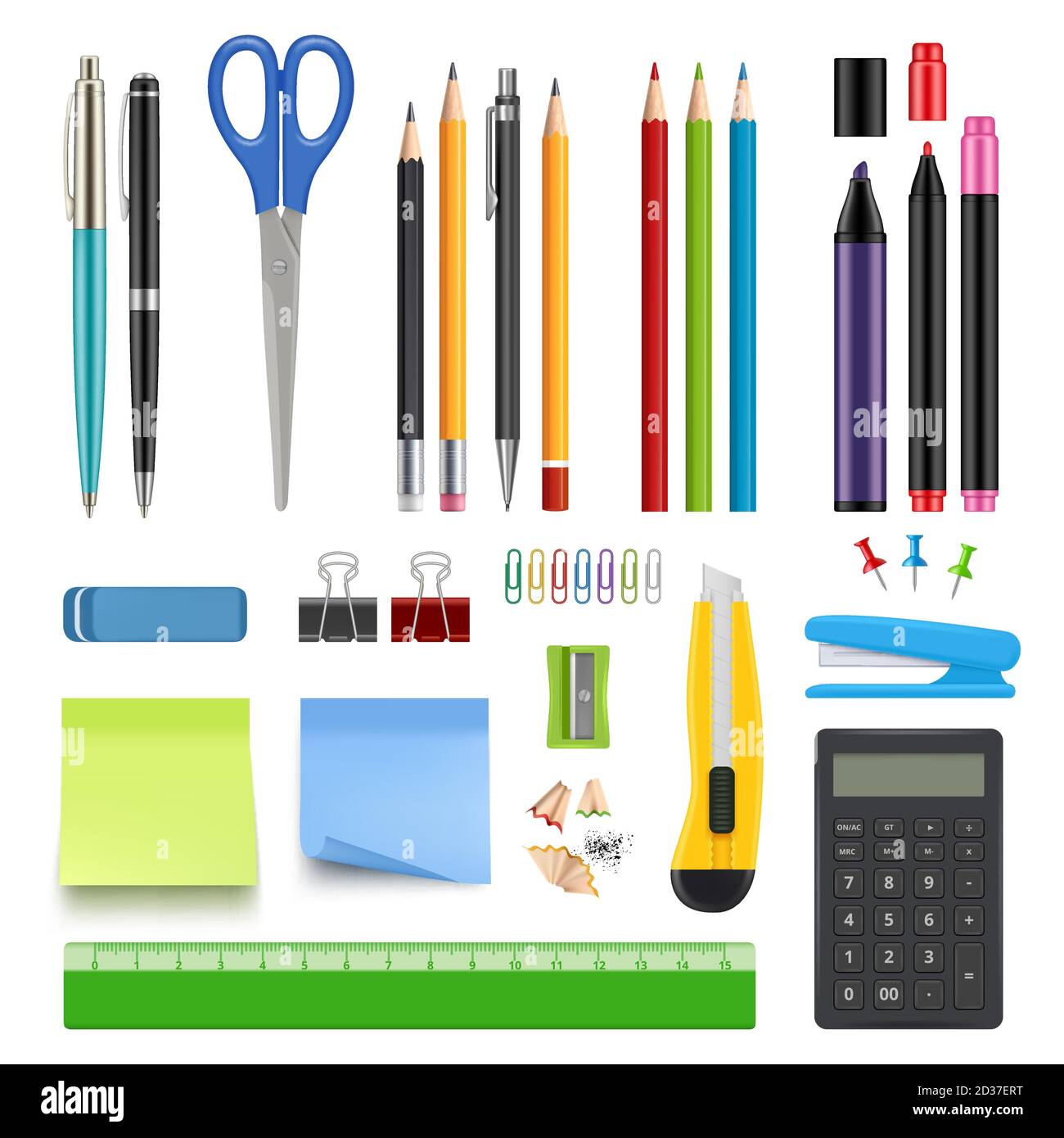 Pencil ruler vector hires stock photography and images Alamy