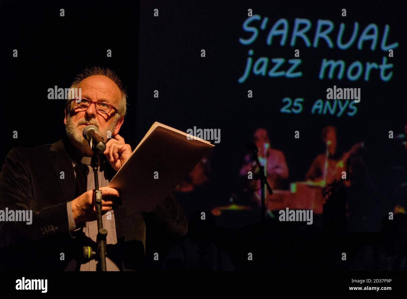 S’Arrual Jazz Mort, concierto aniversario 25 años,  Teatre del Mar, palma, Mallorca, balearic islands, Spain Stock Photo
