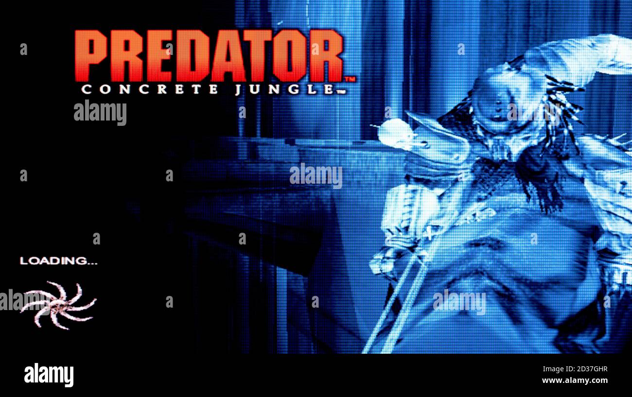 Predator - Concrete Jungle - Sony Playstation 2 PS2 - Editorial use only Stock Photo