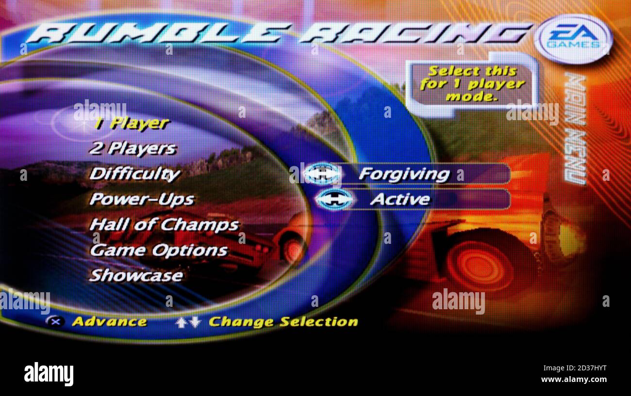 Rumble Racing - Sony Playstation 2 PS2 - Editorial use only Stock Photo -  Alamy