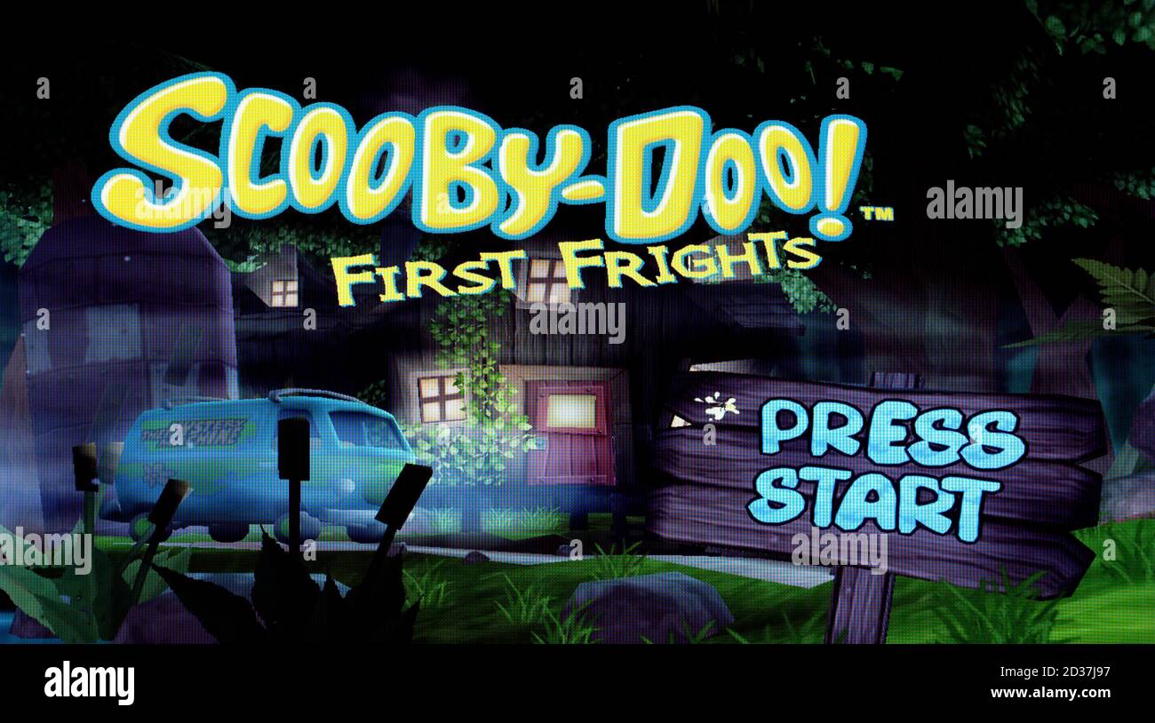 Scooby-Doo! - First Frights - Sony Playstation 2 PS2 - Editorial use only Stock Photo