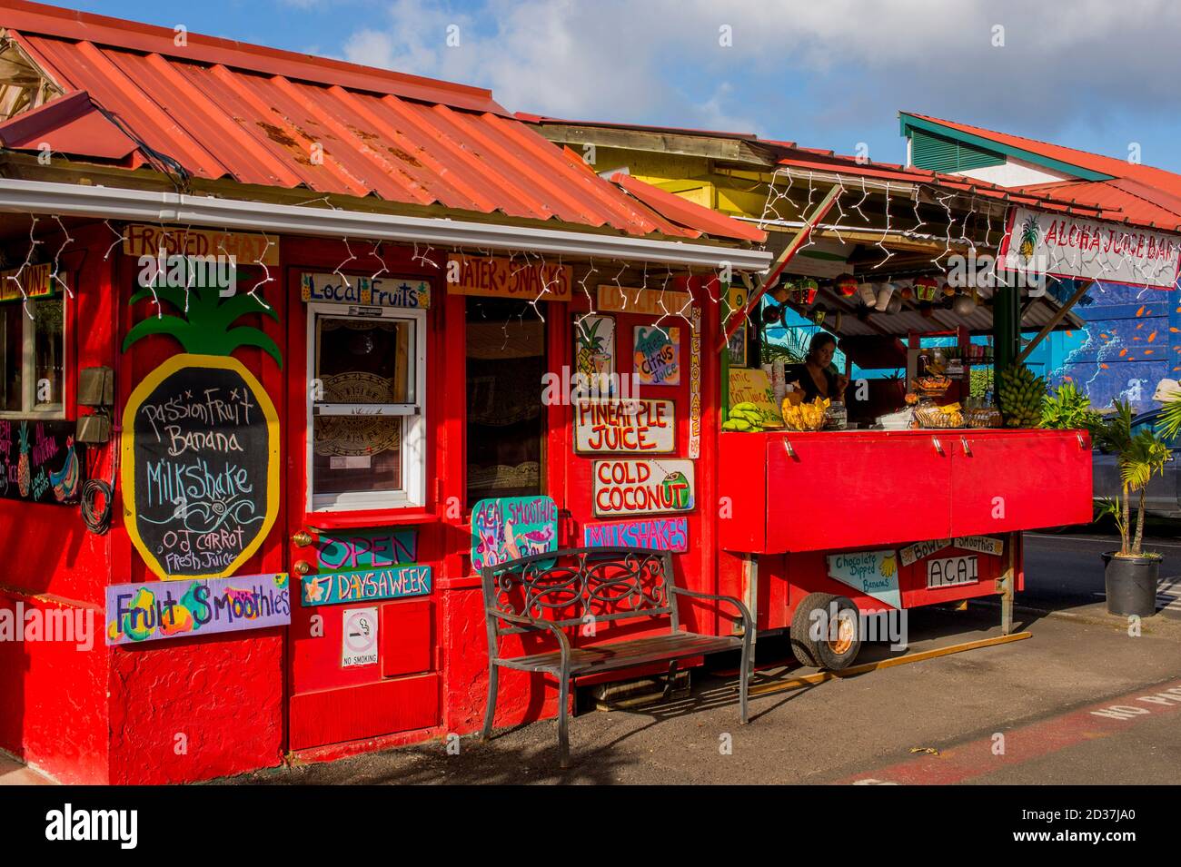 Fruit stand hanalei kauai hawaii hires stock photography and images