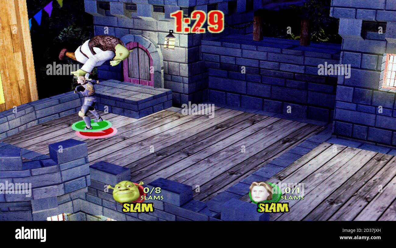 Shrek - Super Slam - Sony Playstation 2 PS2 - use only Stock Photo Alamy