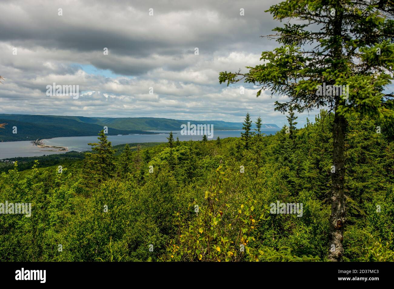 View of Bras d'Or Lake near Baddeck, Nova Scotia, Canada Stock Photo Alamy