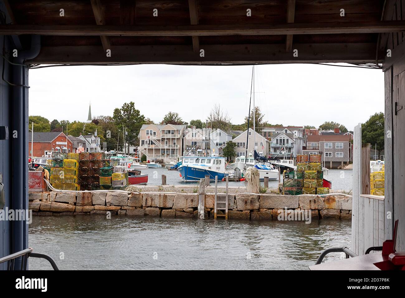 Rockport, Massachusetts dock/harbor/pier with fishing boats, sailboats