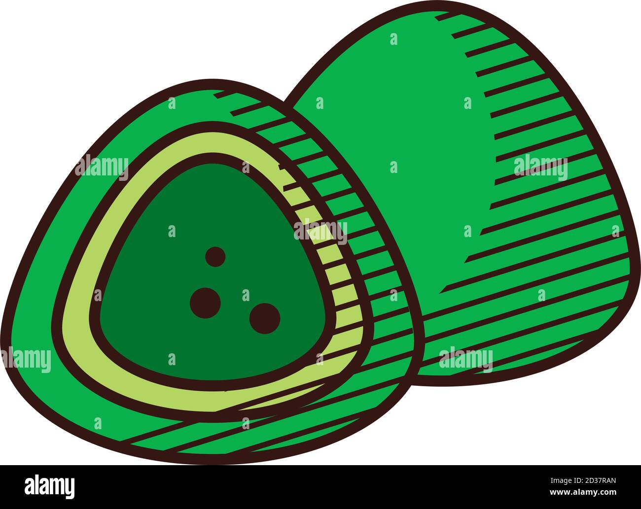 tea cake icon over white background, hand draw style, vector