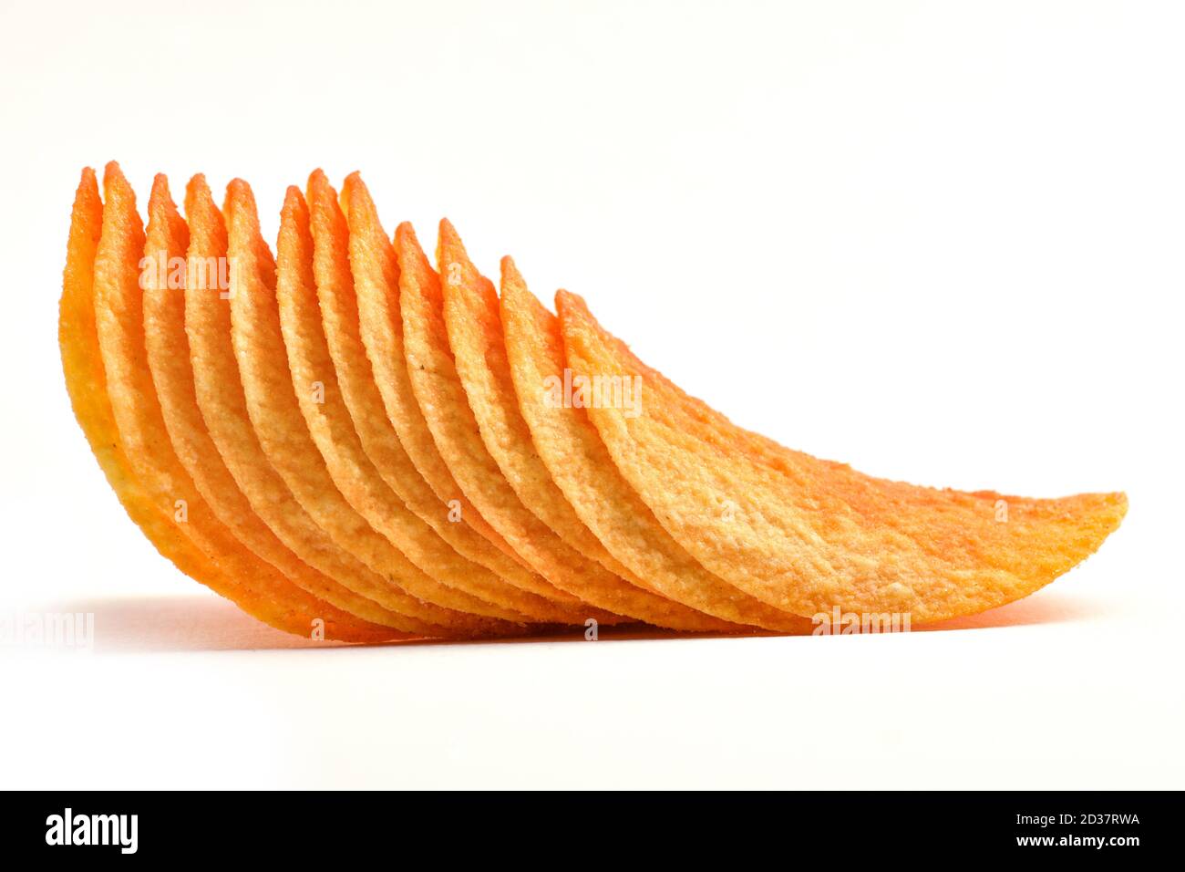 paprika savoury snack dehydrated potatoes Set of delicious potato chips