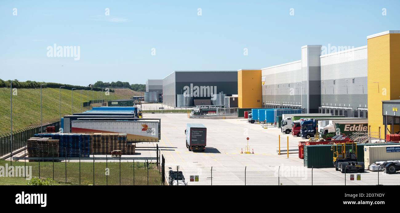 New modern logistics hub example Stock Photo - Alamy