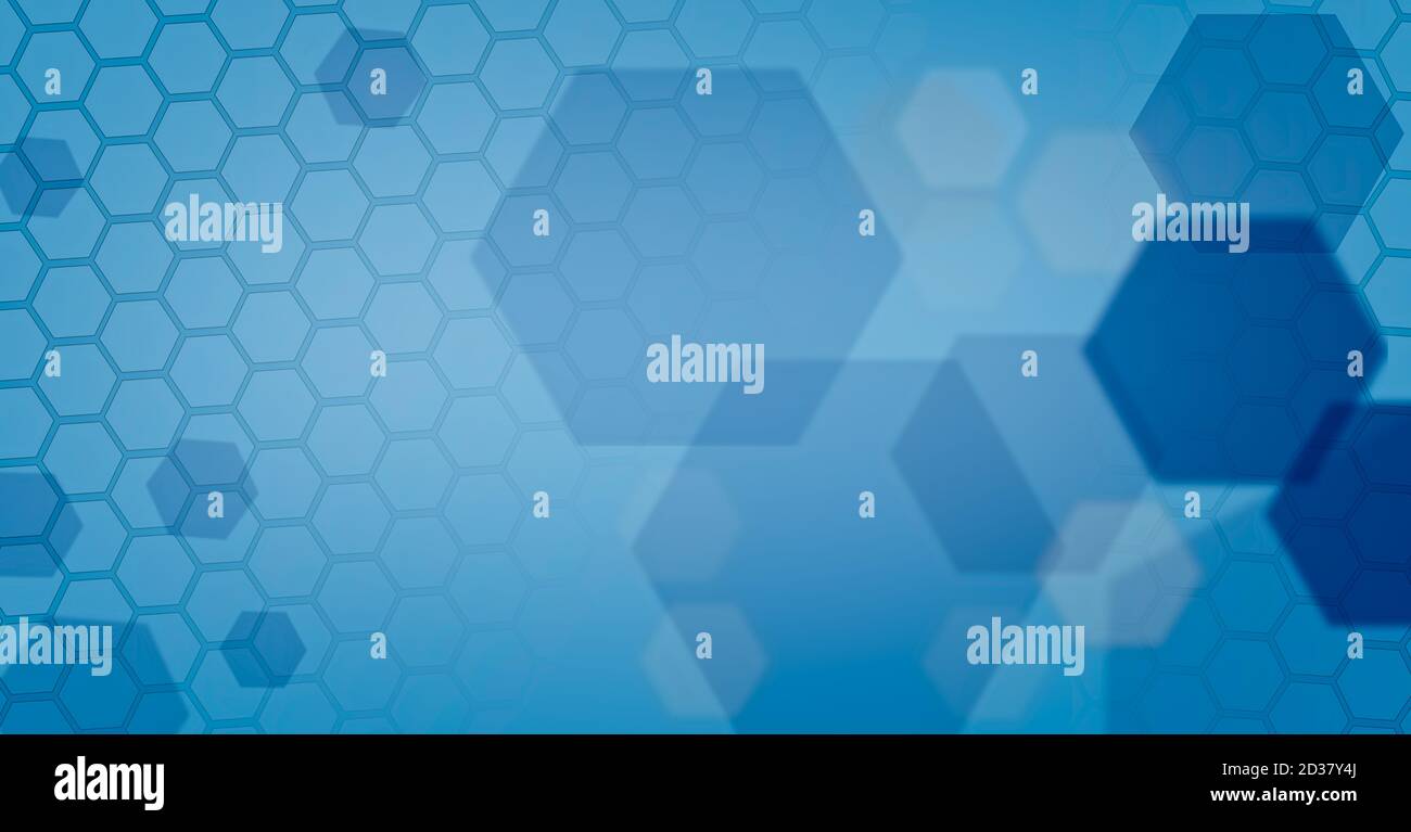 Background of Blue hexagons. Graphic Resource Stock Photo - Alamy