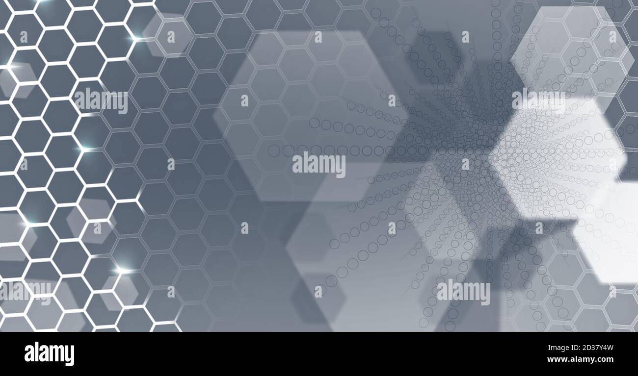 Background of Blue hexagons. Graphic Resource Stock Photo - Alamy