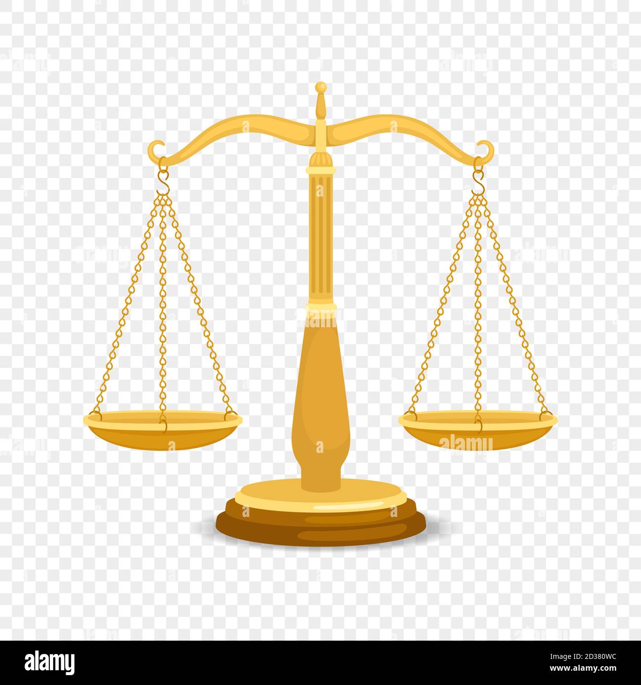 Balancing metal scales. Gold business or golden justice retro scales,  precision balanced weighting, flat tribunal law, vector illustration Stock  Vector Image & Art - Alamy