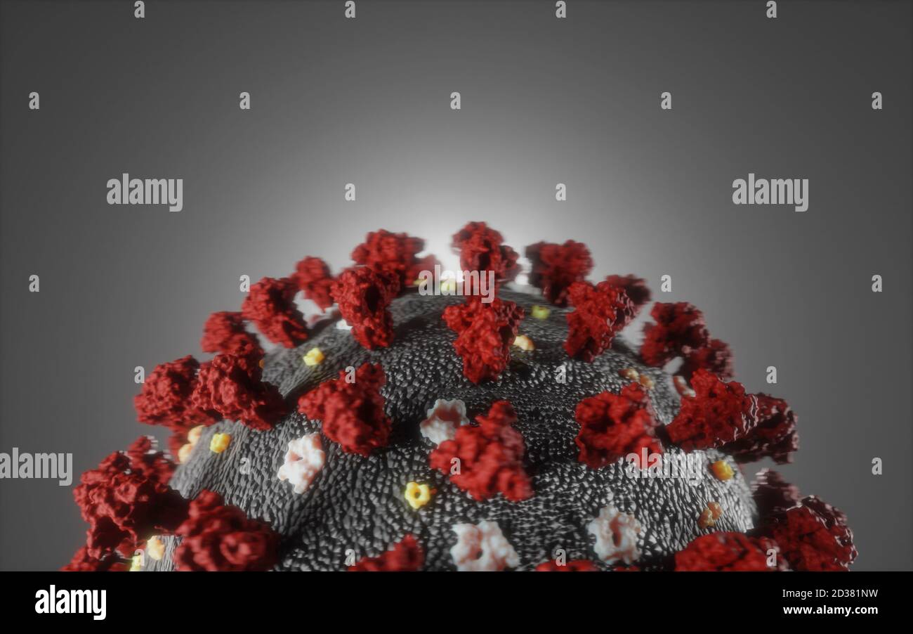 Corona virus particle (SARS-CoV-2, Covid 19). An accurate and updated ...