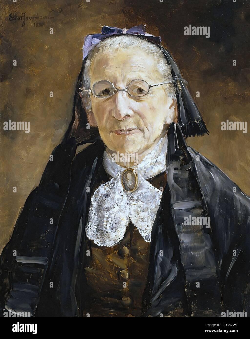 Josephson Ernst Mrs Hanna Marcus Swedish School 19th Century