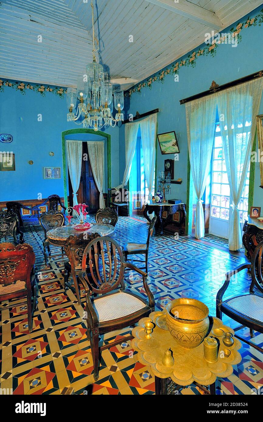 Sitting Room Old Portuguese Mansion Margao Goa India Stock Photo Alamy