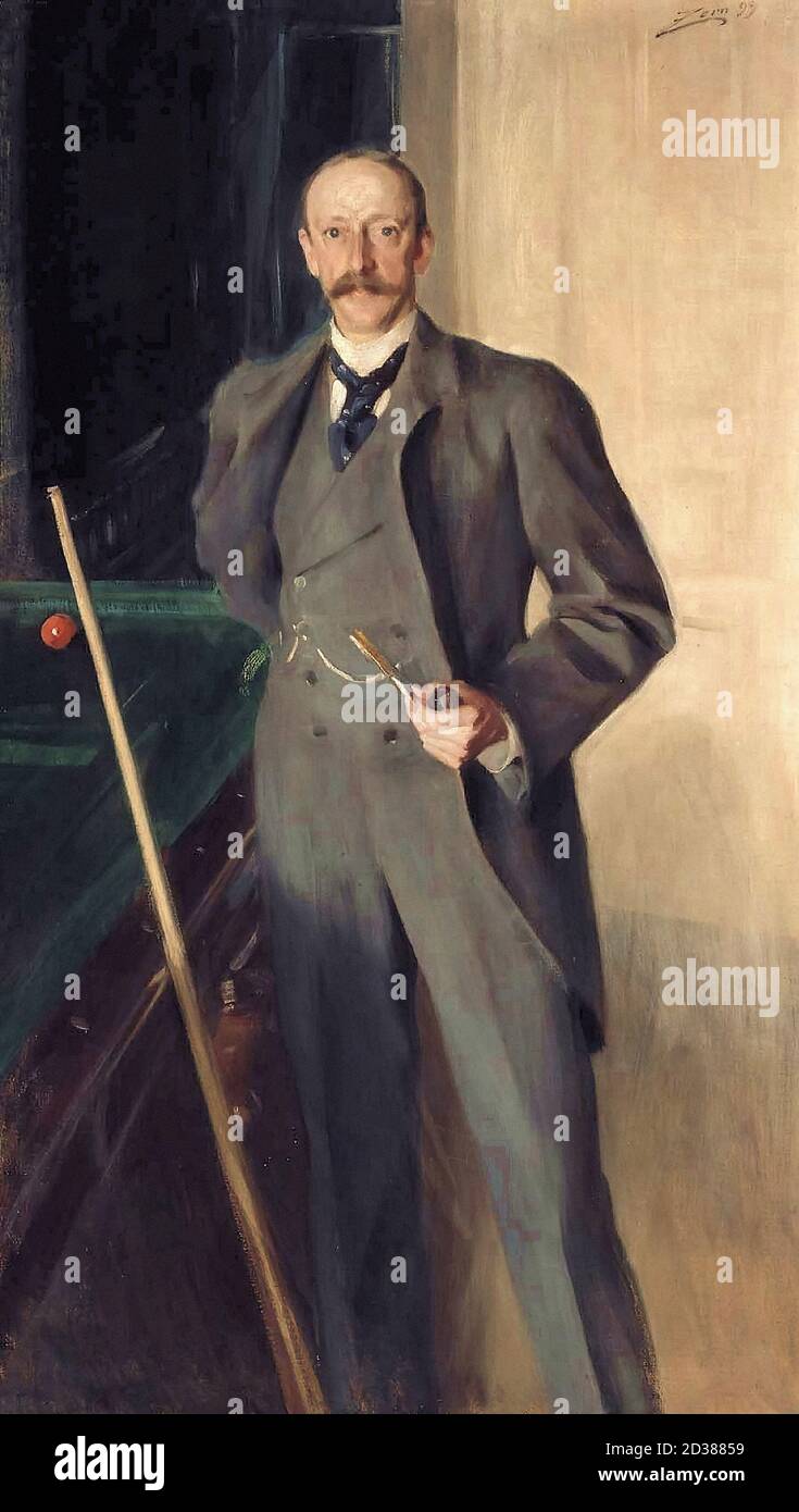 Zorn Anders - George Peabody Gardner - Swedish School - 19th  Century Stock Photo