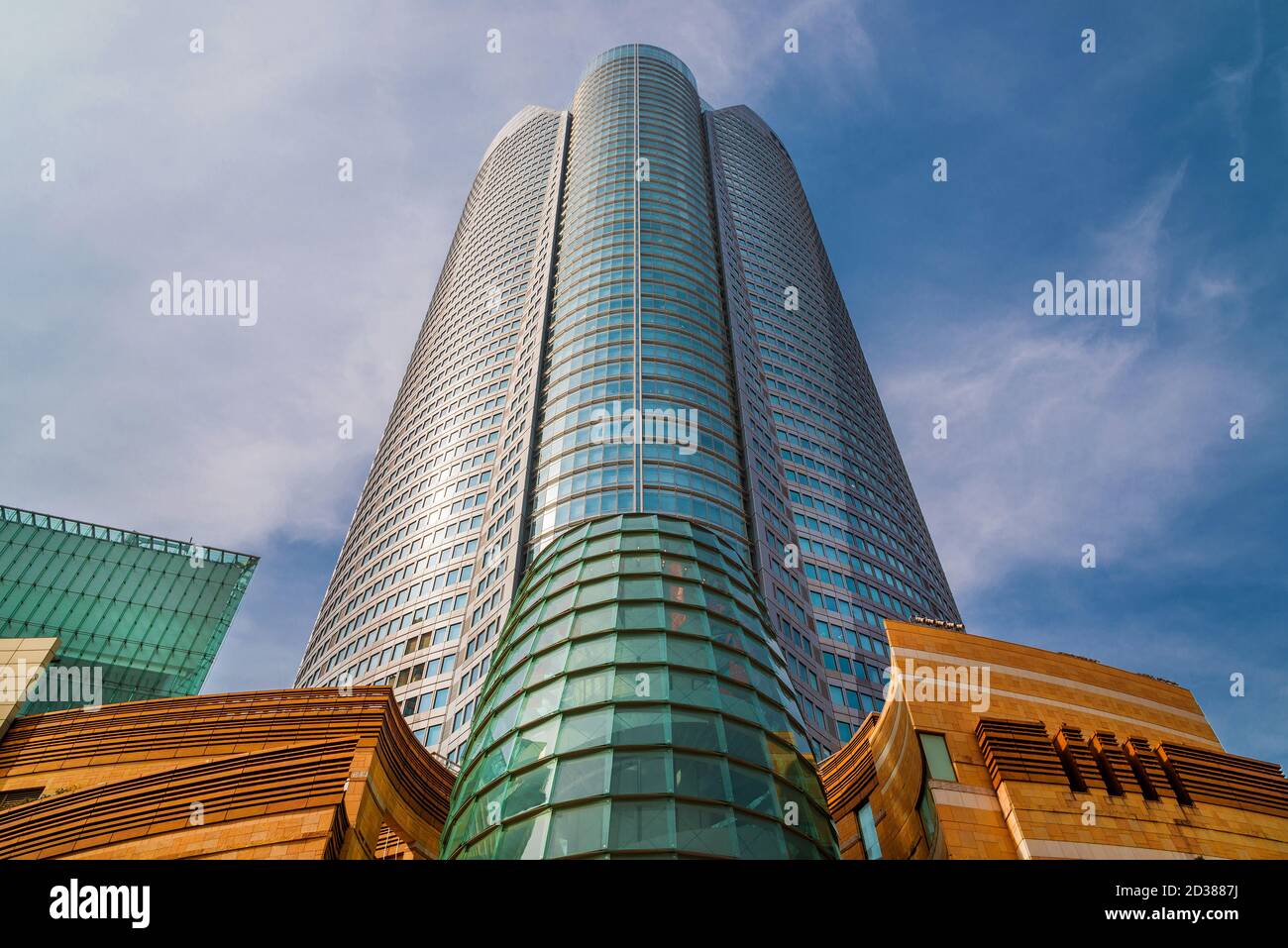 Roppongi Hills shopping and cultural center with the Mori Tower, one of the tallest building in Tokyo Stock Photo