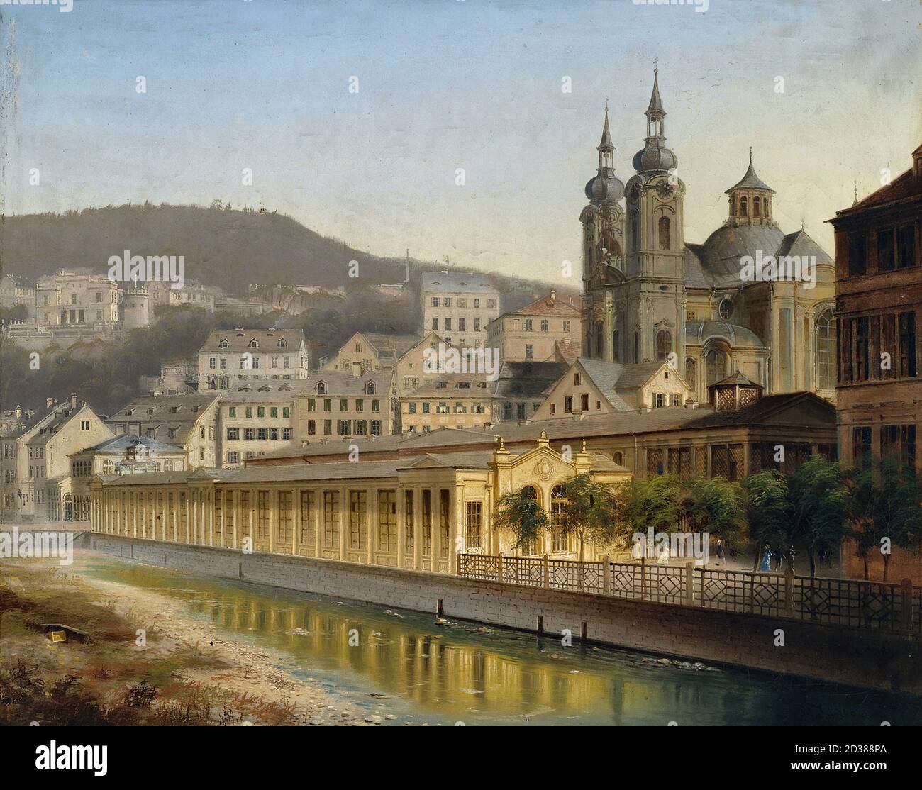 Jankowsky Johann Wilhelm Blick Auf Karlsbad Czech Republic and