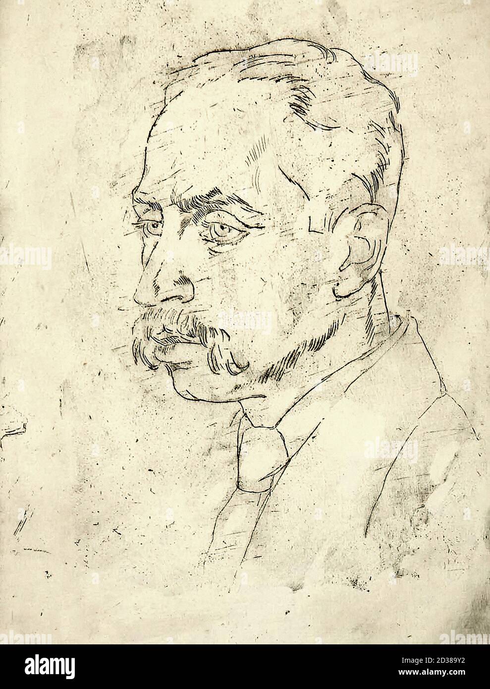 Orlik Emil - Portrait of R. M. Rilke - Czech Republic and Slovakia ...
