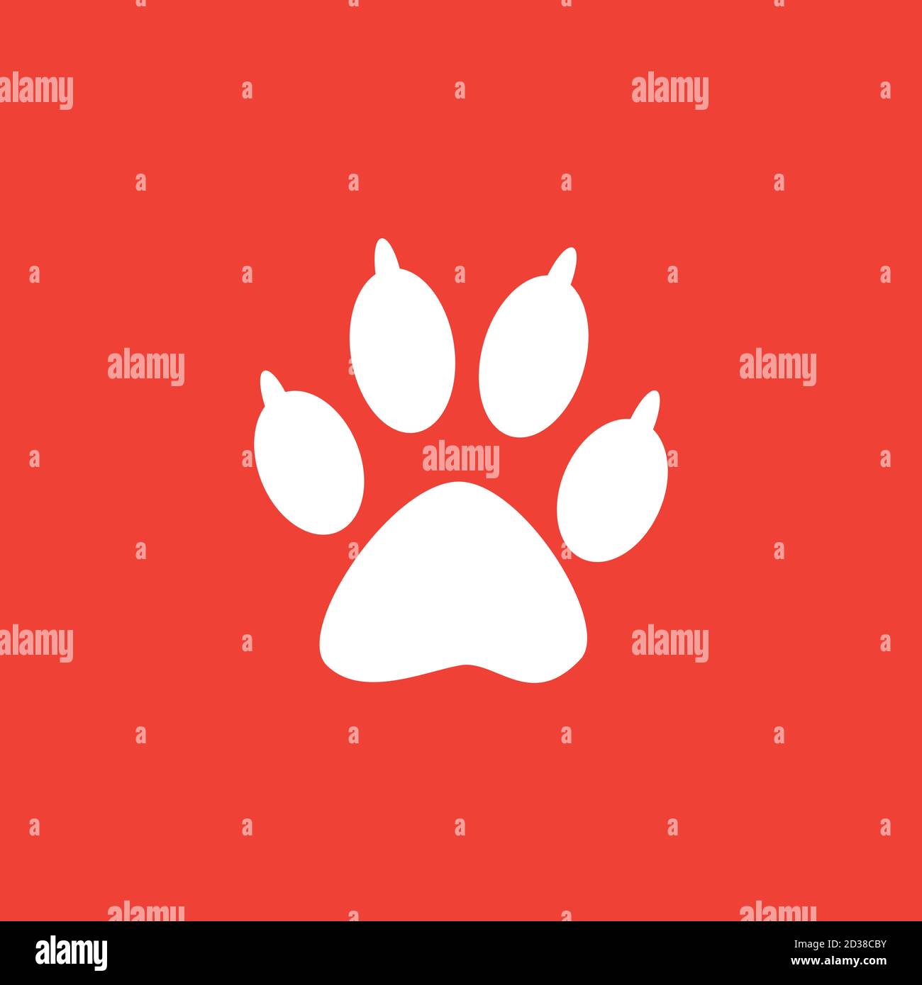 Dog paw print letter hi-res stock photography and images - Alamy