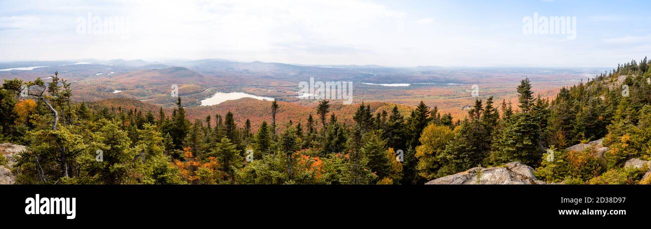 Autumnal view in the MontOrford national park, Canada Stock Photo Alamy