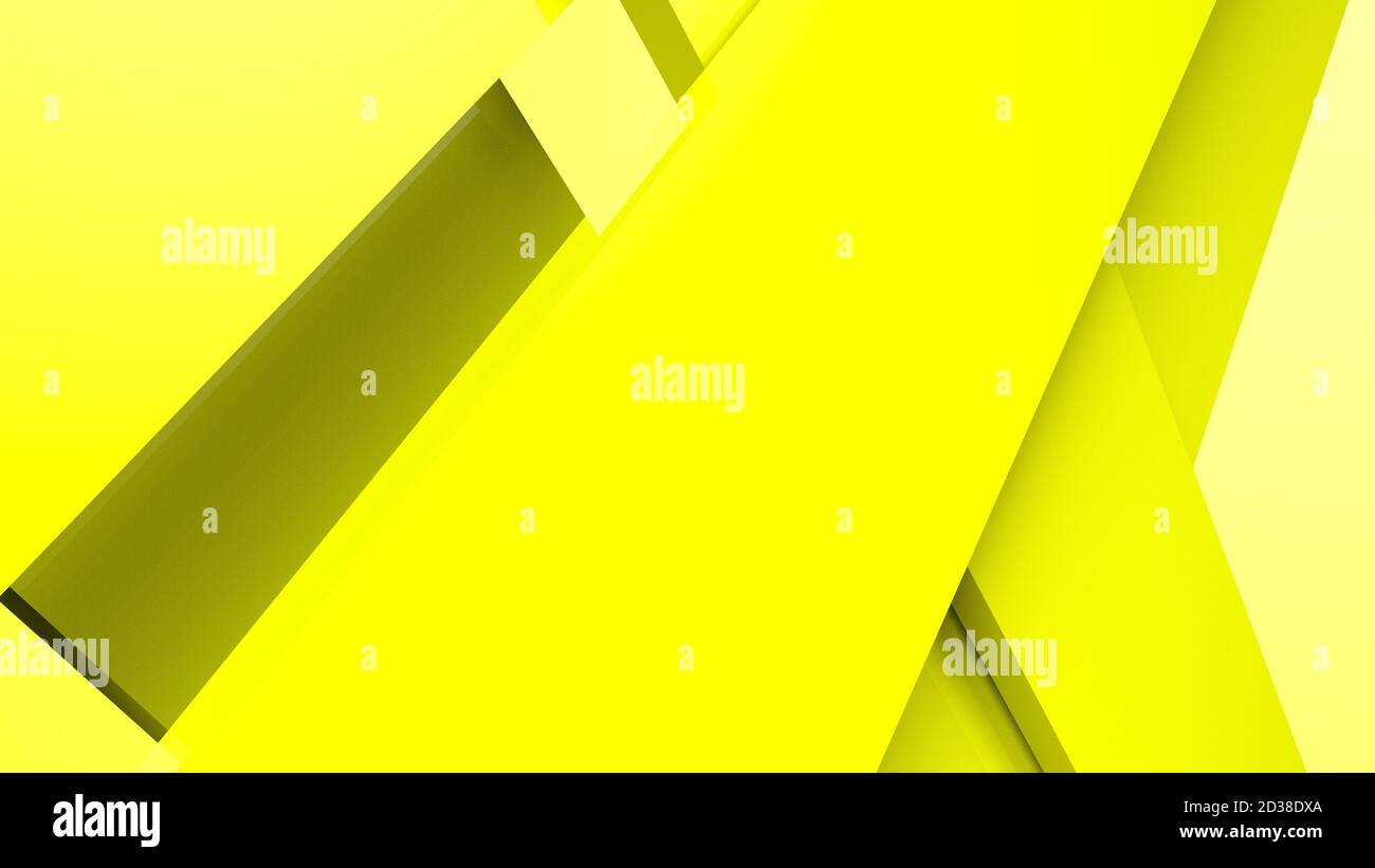Diagonal yellow dynamic stripes on color background. Modern abstract 3d ...