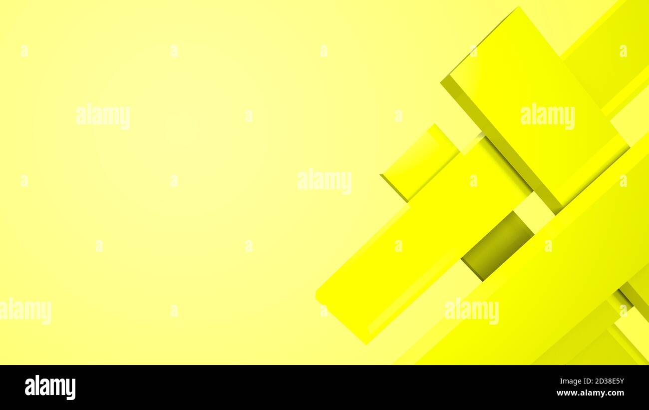 Diagonal yellow dynamic stripes on color background. Modern abstract 3d ...