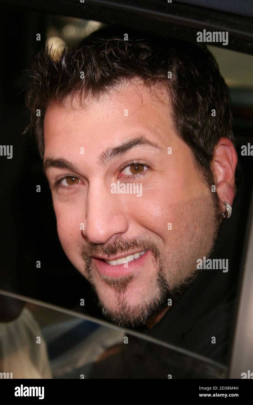 Joey Fatone after appearance on "Live with Regis and Kelly" at ABC