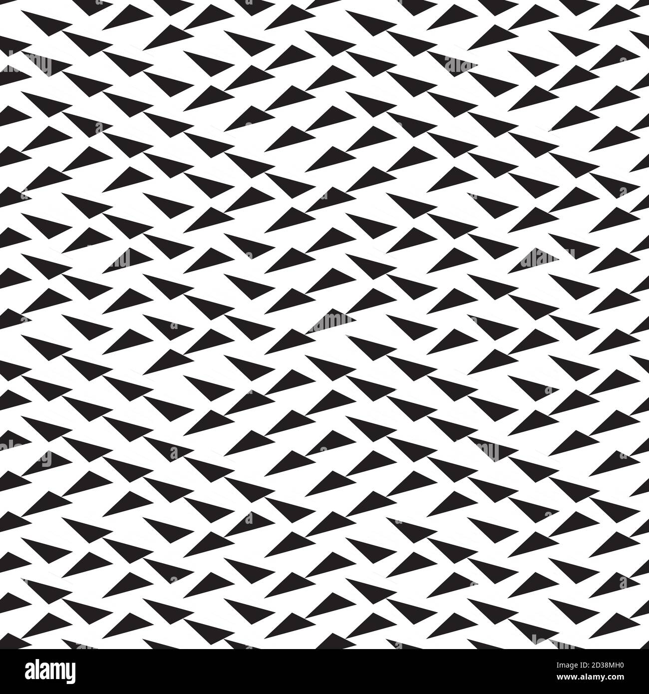 seamless pattern with black triangles Stock Vector