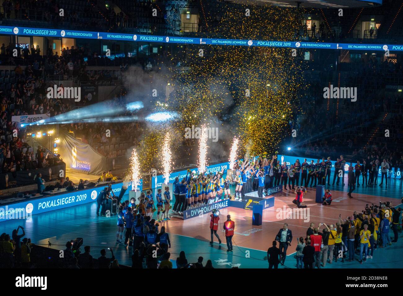 The Volleyball Cup Final in the SAP Arena in Mannheim Stock Photo Alamy