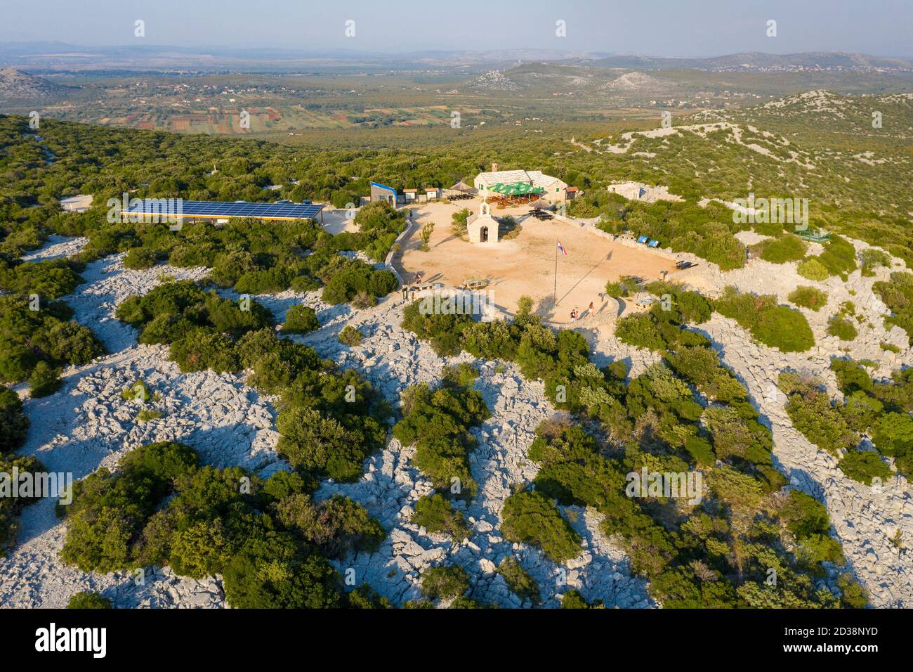 Viewpoint Kamenjak in Vransko Lake Nature Park, Croatia Stock Photo