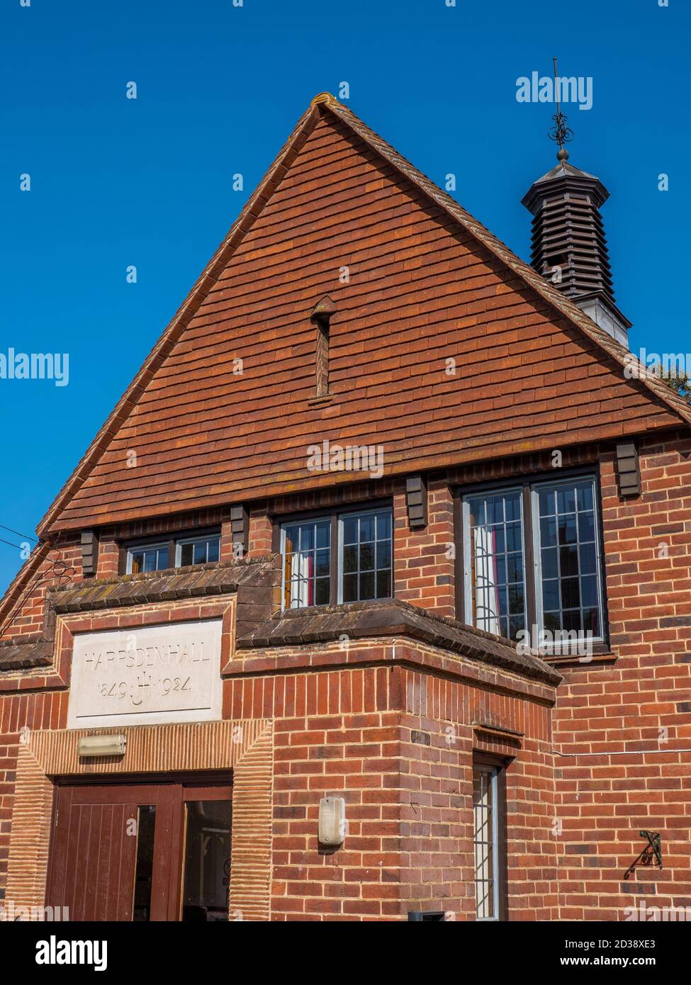 Village Hall, Harpsden Hall, Henley-on-Thames, Oxfordshire, England, UK, GB. Stock Photo