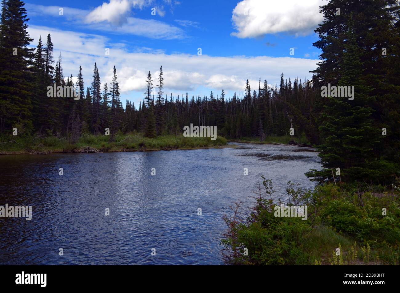Montana River View from Two Medicine Campgrounds Stock Photo Alamy