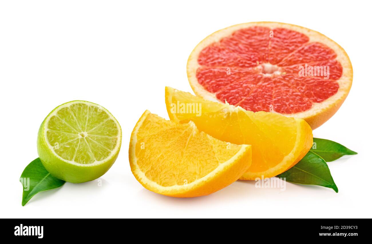 Juicy citrus fruits set hi-res stock photography and images - Alamy