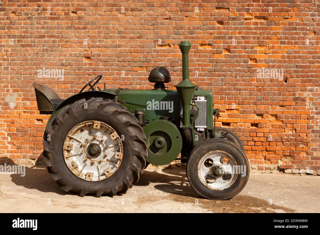Vintage Field Marshall tractor Stock Photo
