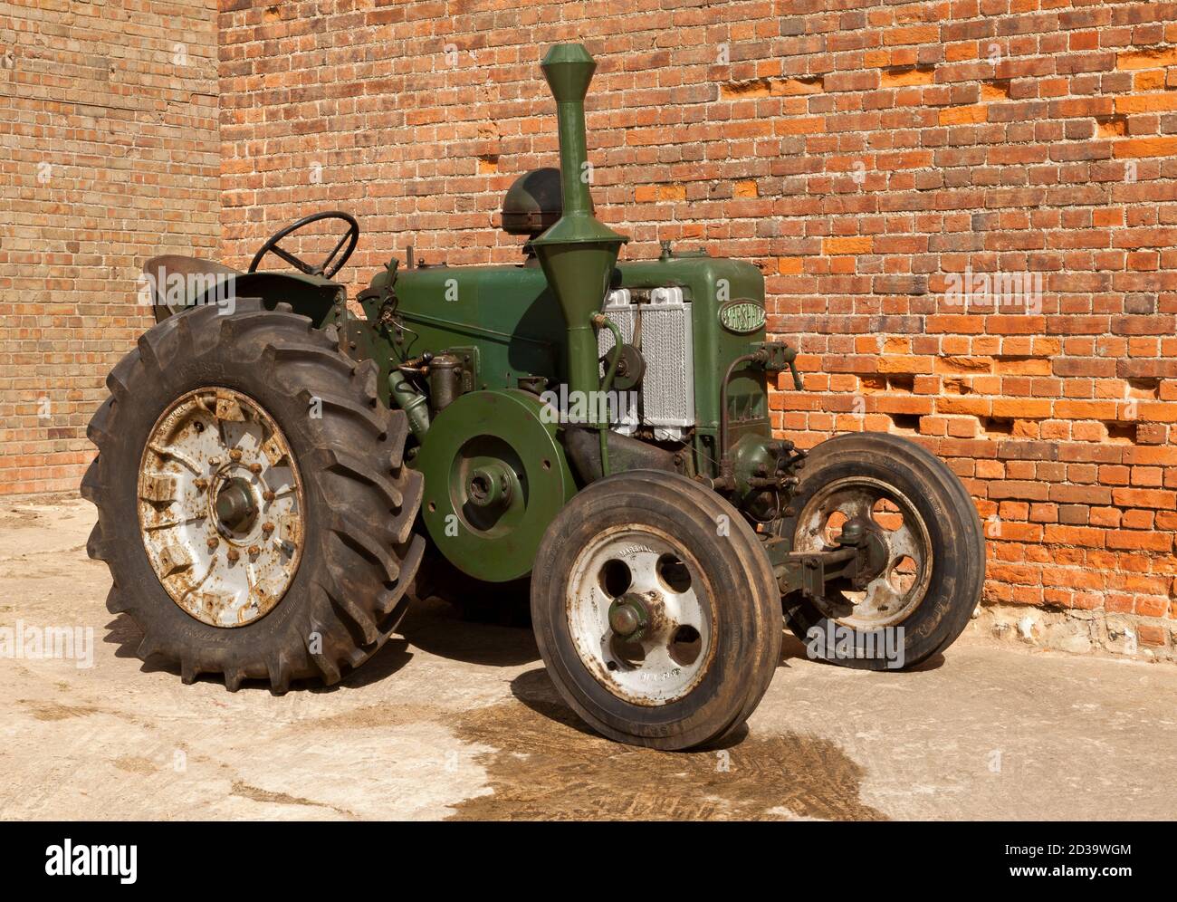 Vintage Field Marshall tractor Stock Photo