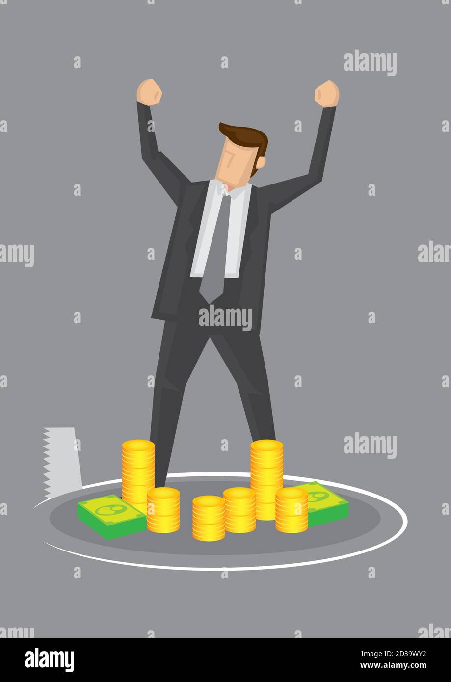 The confidence trap Stock Vector Images - Alamy